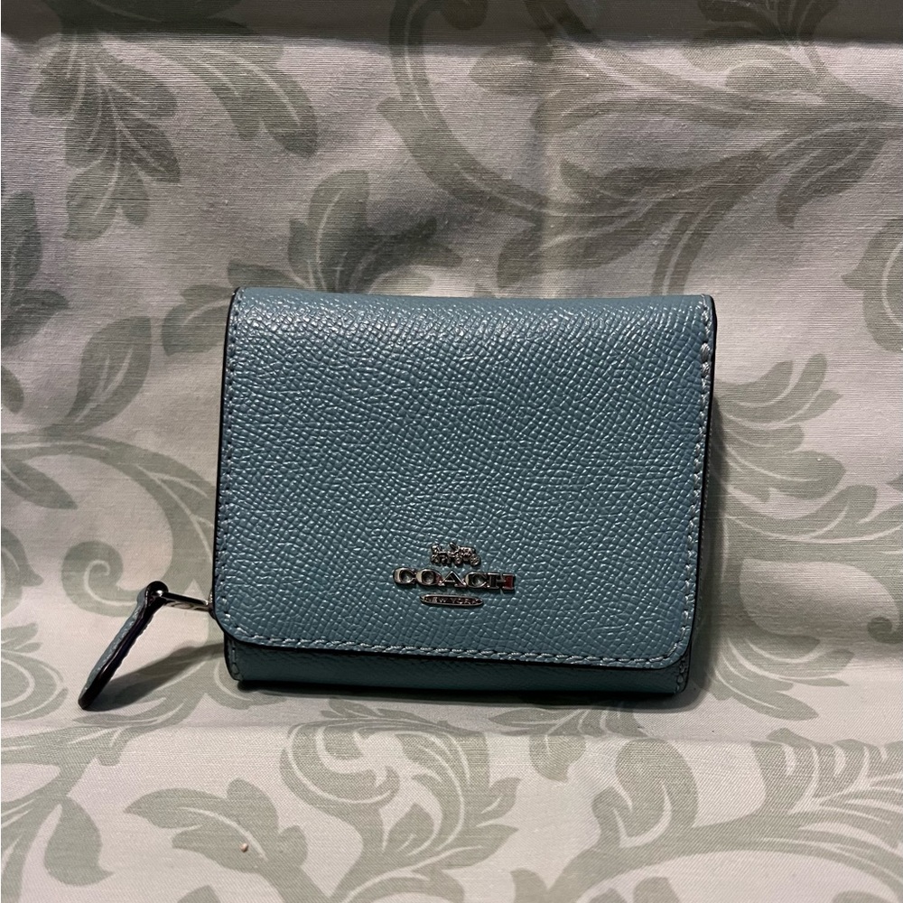 Coach small wallet - light blue